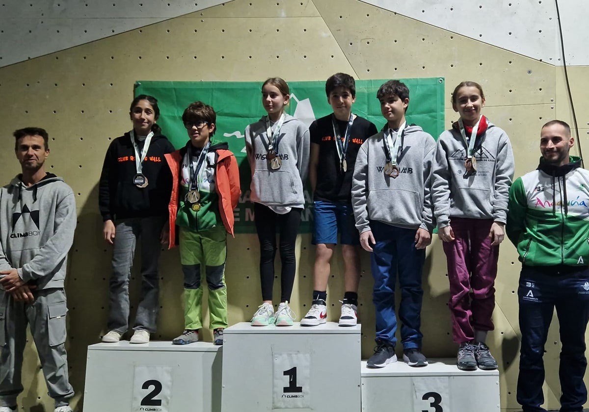 La escaladora gaditana Natalia Sánchez Pizarro fue tercera en la categoría Infantil Femenina.