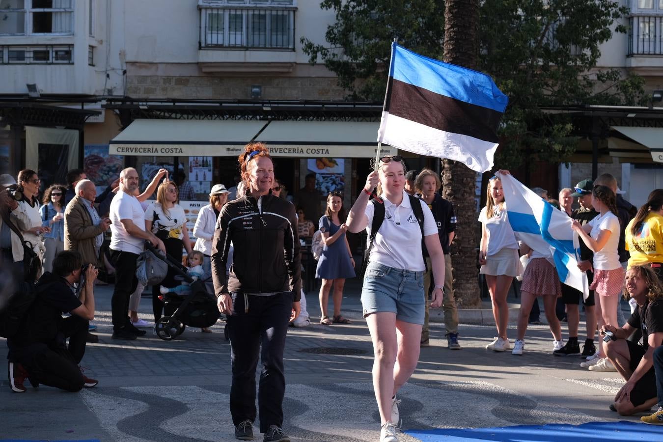 Fotos: Desfile de banderas del Campeonato de Europa de ILCA 4