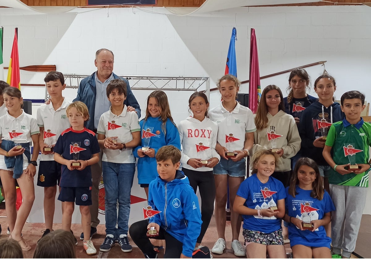 Imagen de la ceremonia de entrega de trofeos.