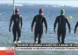 Cien nadadores cruzarán la Bahía a beneficio de la Fundación Vicente Ferrer