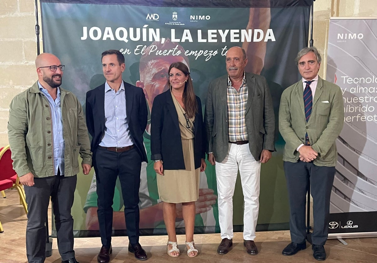 Germán Beardo, Manuel Zubiria, María Almagro, Carmelo Navarro y Fernando Pérez.