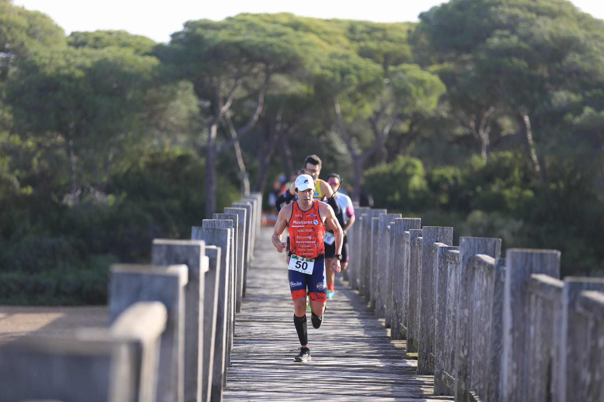 Fotos: Más de 120 duatletas en la I Duatlón Cros Villa de Puerto Real
