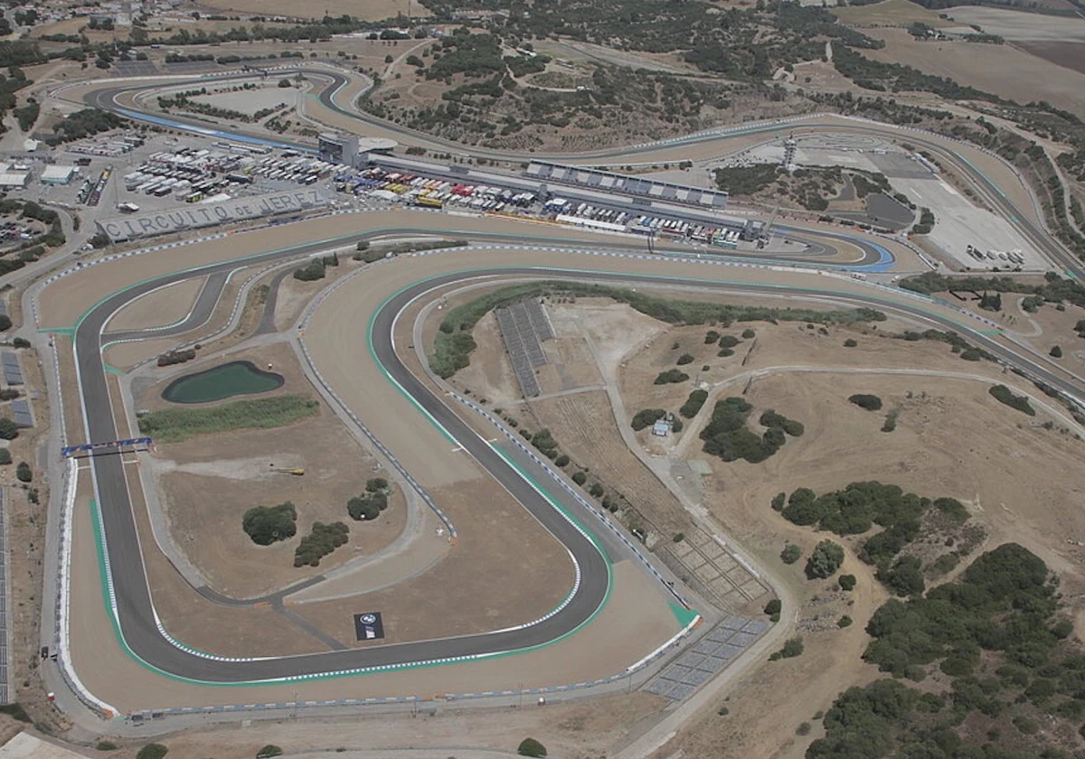 Vista aérea del Circuito de Jerez - Ángel Nieto.