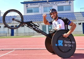 El deportista chiclanero José Manuel Quintero.