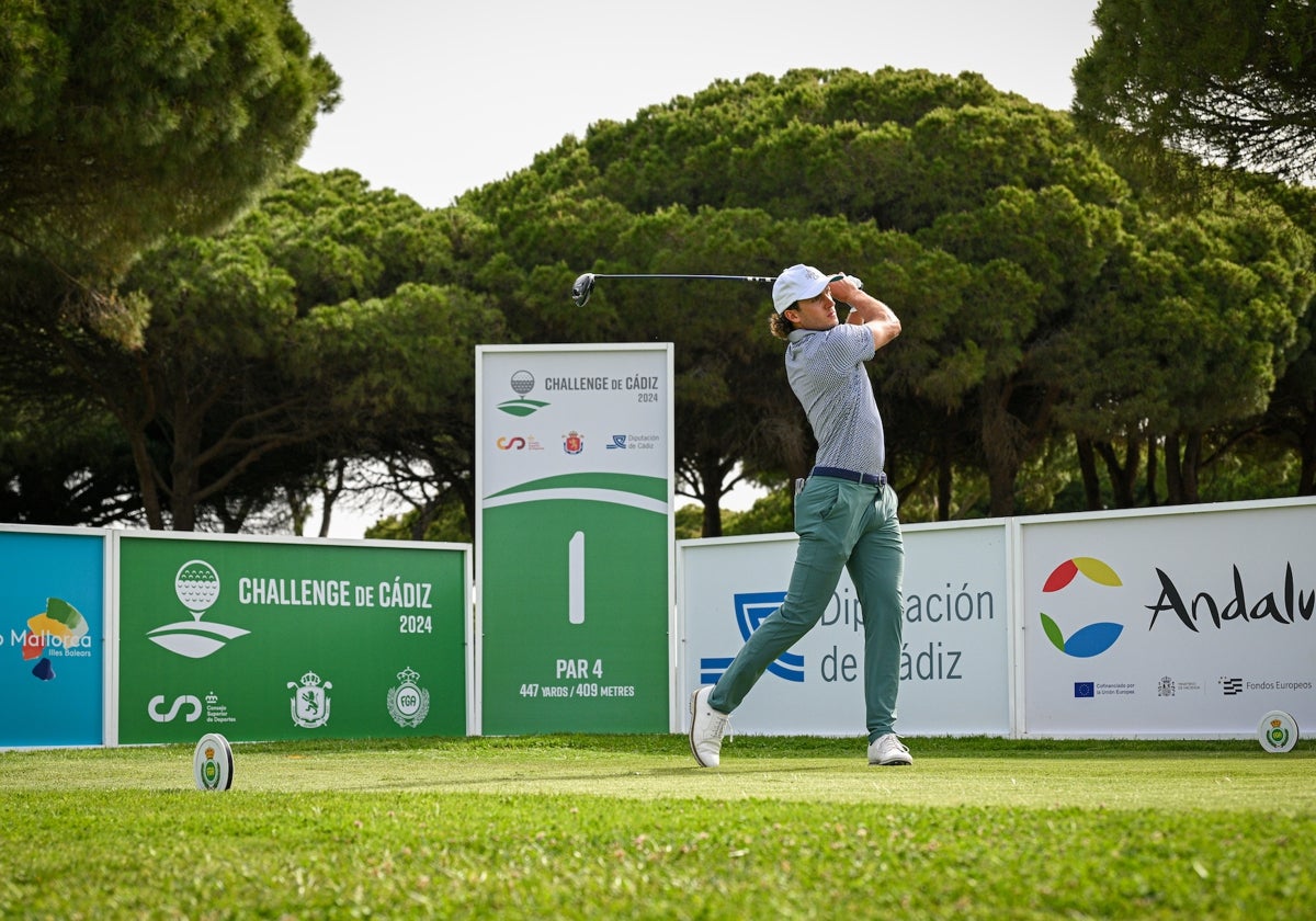 James Nicholas durante el Challenge de Cádiz.