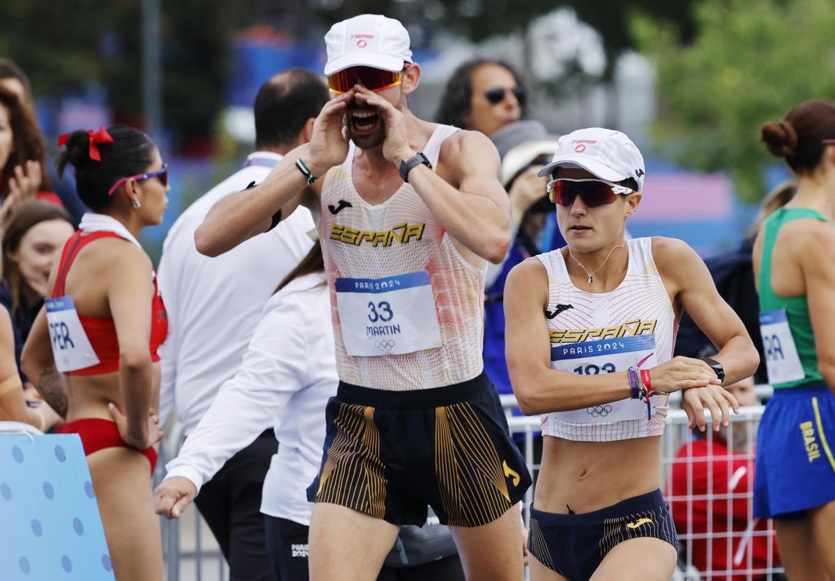 María Pérez y Álvaro Martín, un oro histórico en los relevos mixtos de marcha en París