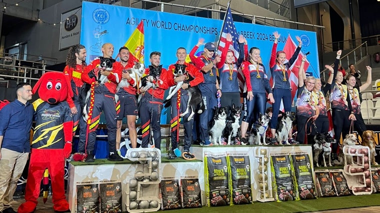 España se adjudicó el subcampeonato por equipos en el Mundial de Agility.