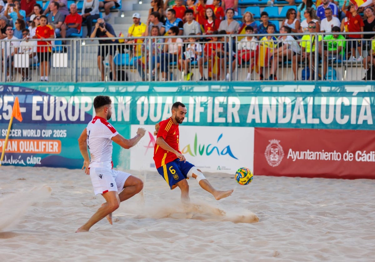 Joselito, con España, en el último campeonato celebrado en Cádiz