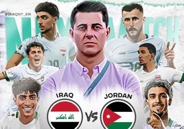 Irak empata ante Jordania (0-0) en su búsqueda del Mundial 2026