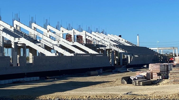 El Nuevo Estadio Municipal de Rugby toma forma en El Puerto