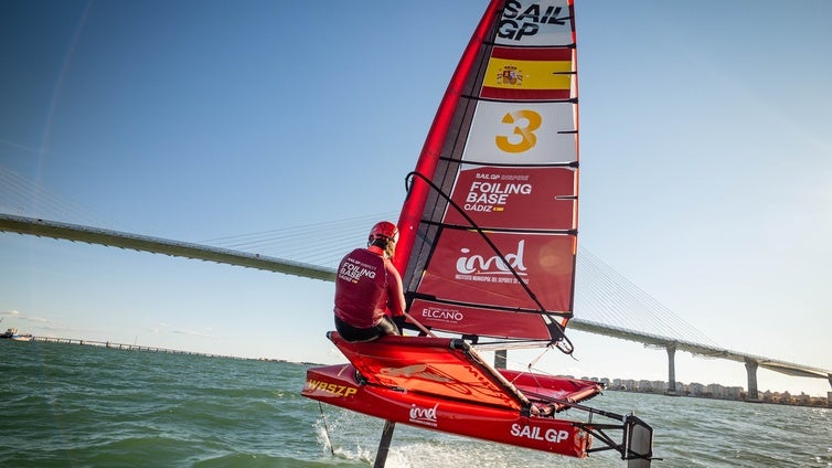 Foiling Base Cádiz calienta motores para el Campeonato de España de WASZP