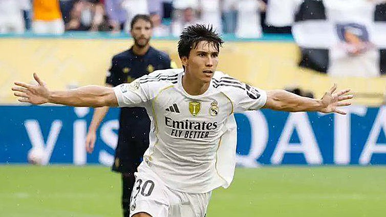 Gonzalo García, delantero del Real Madrid, y su puesta a punto en El Puerto