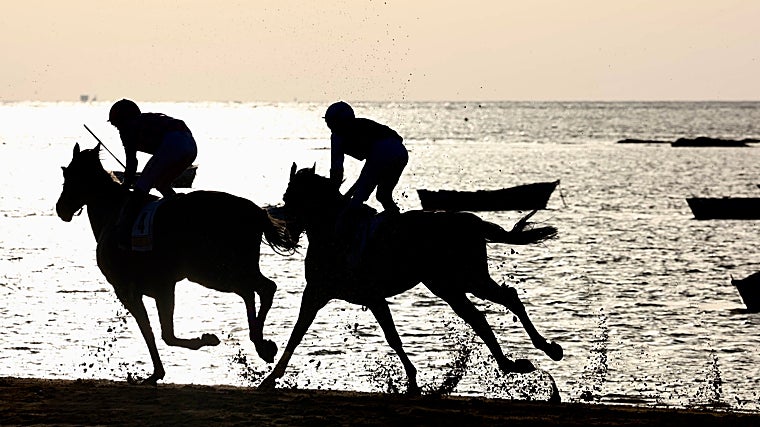 Los caballos y los jinetes son los protagonistas durante estos días en Sanlúcar de Barrameda.