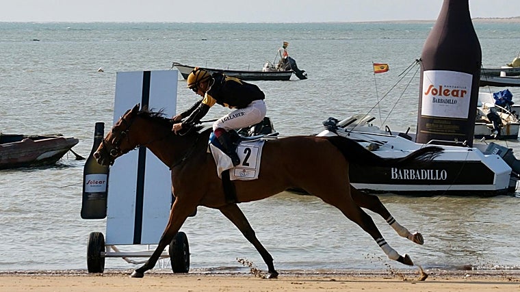Western Ruler pudo con Fred on Fire en la primera carrera de la tarde en Sanlúcar de Barrameda.