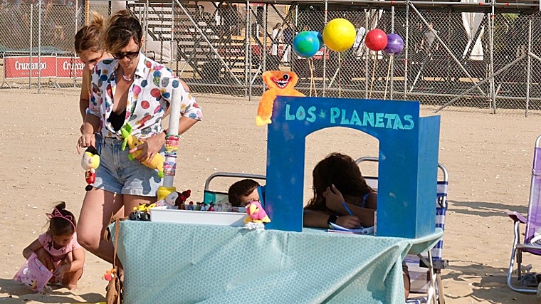 Los más pequeños también hacen sus apuestas en Sanlúcar de Barrameda.