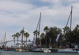 Los participantes en la regata Globe 40 velan armas en Cádiz