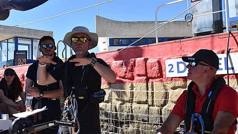 Imagen de la visita a la Clipper Race.