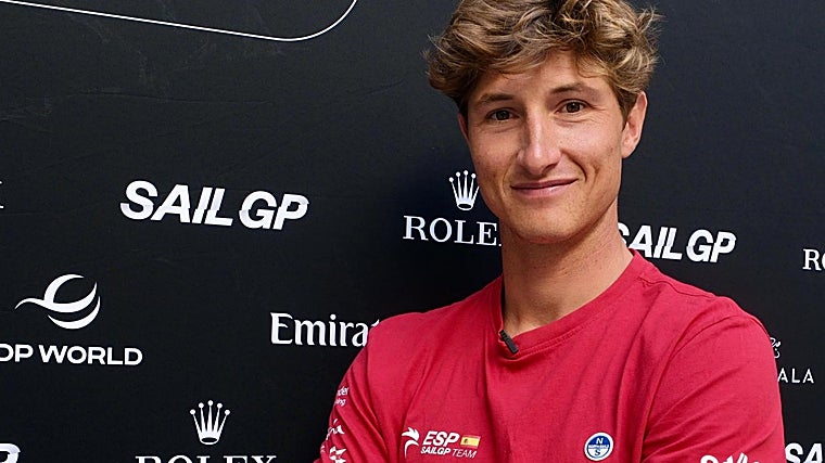 Florian Trittel, trimmer de ala del equipo español de SailGP.