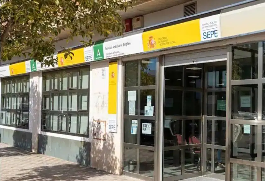 Imagen de una oficina del SEPE en Andalucía