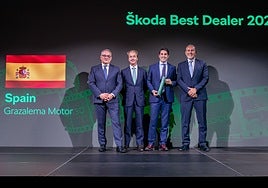 Grazalema Motor, galardonado como Mejor Concesionario de Škoda de España