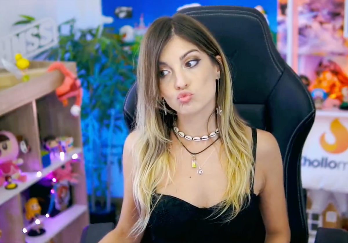 La streamer Cristinini