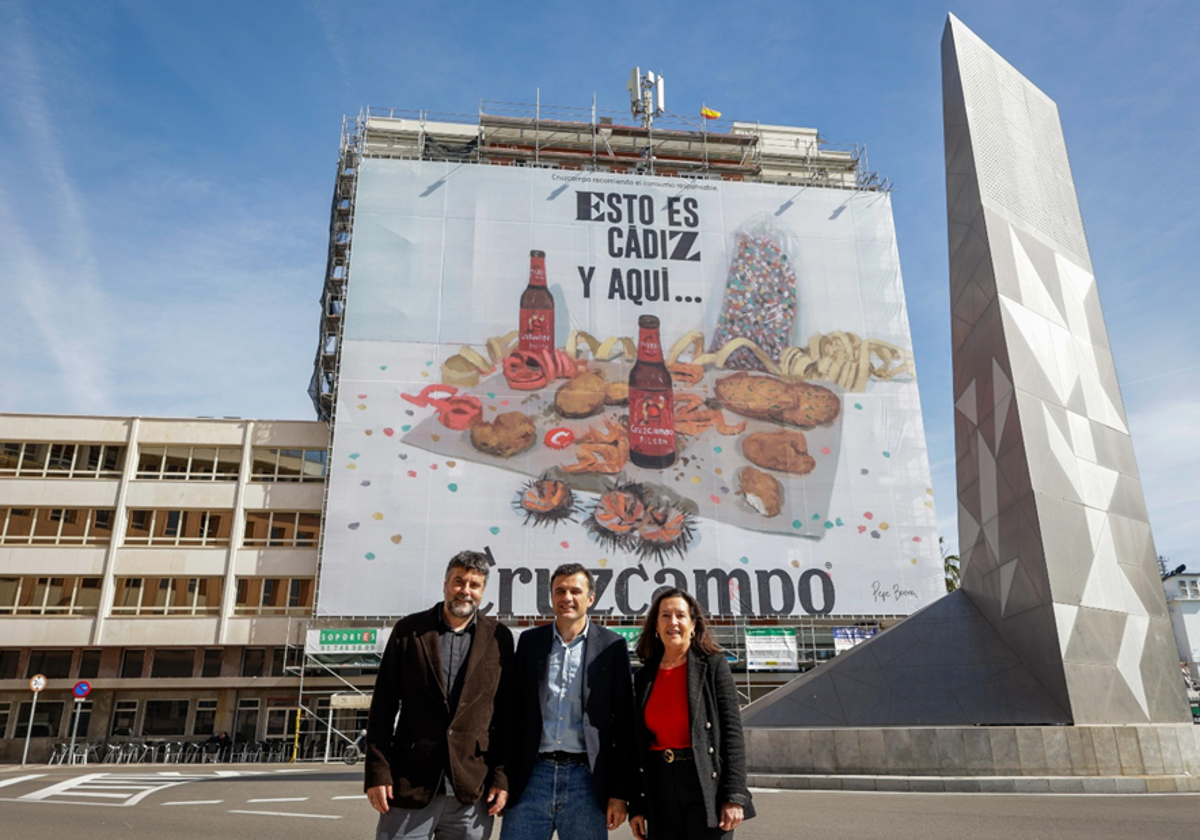 Cruzcampo vuelve al Carnaval de Cádiz con un bodegón de Pepe Baena