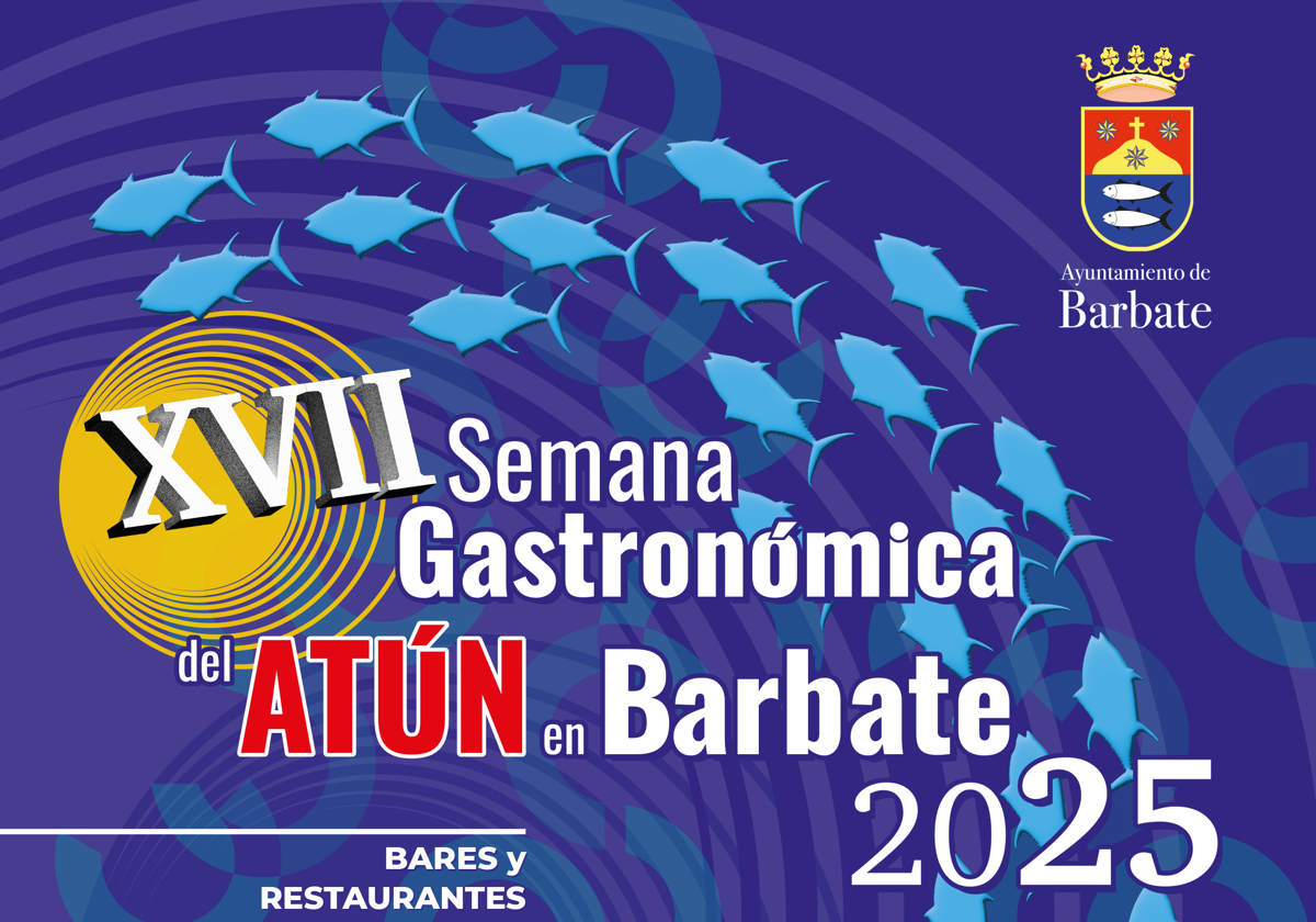 Cartel de la XVII Semana Gastronómica del Atún en Barbate 2025