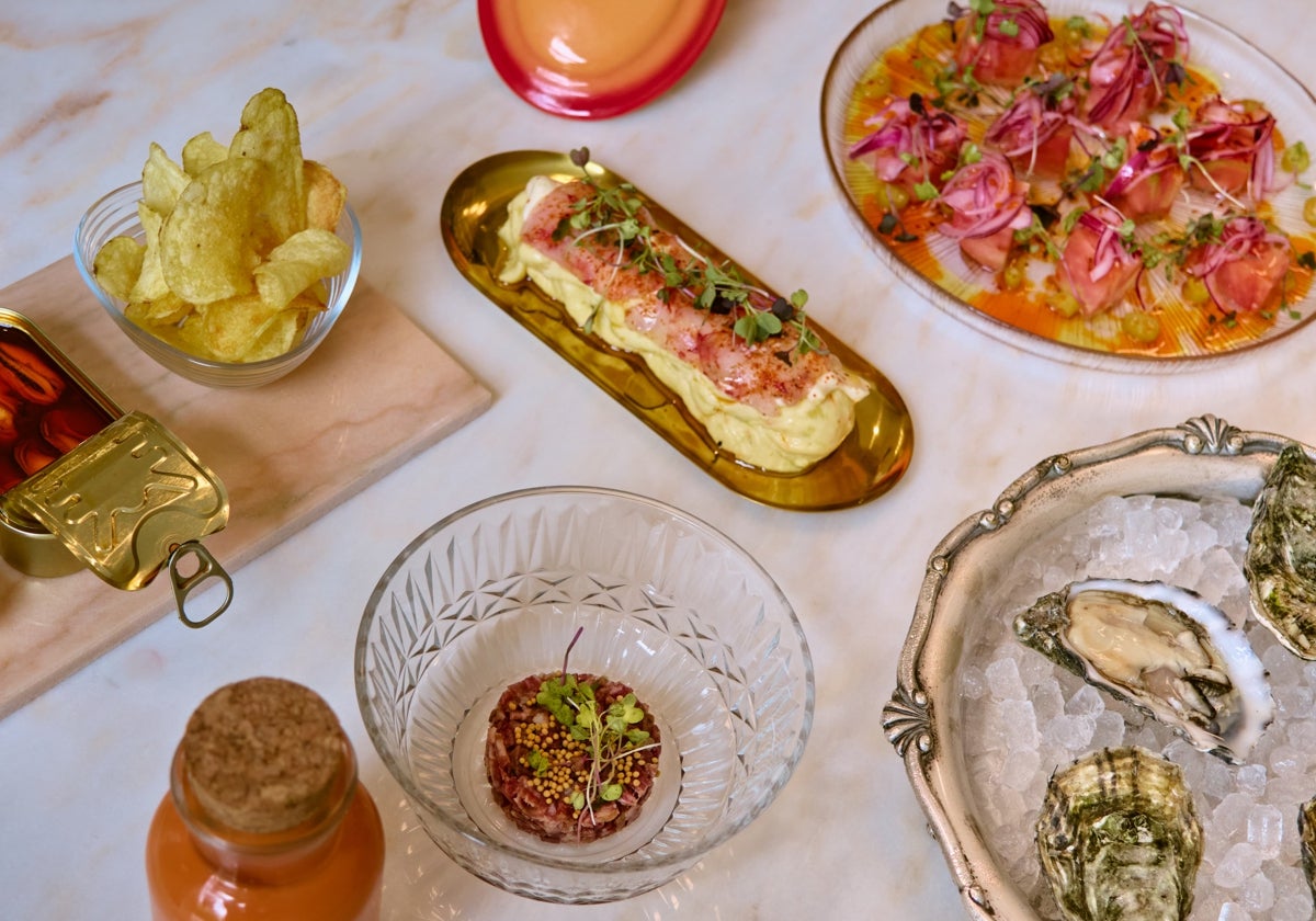 Selección de platos de la carta del nuevo restaurante xxxxx en Candelaria