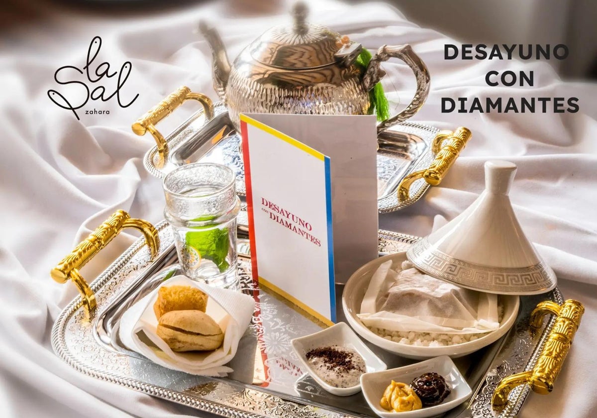 Tapa 'Desayuno con diamantes' del Restaurante La Sal en Zahara de los Atunes