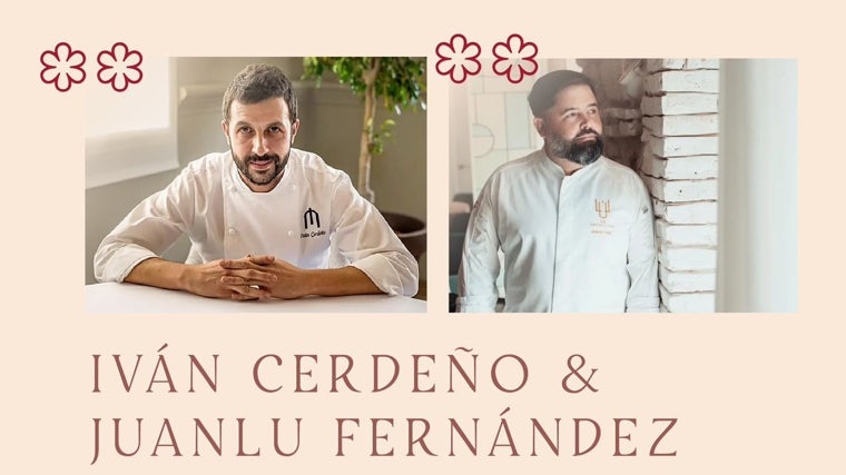 Chefs con dos estrellas Michelin del primer encuentro gastronómico en la Fonda