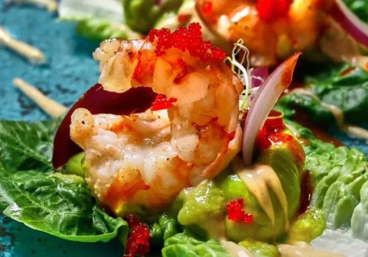 Uno de las propuestas culinarias del restaurante 4 Estaciones en Vejer de la Frontera, Cádiz