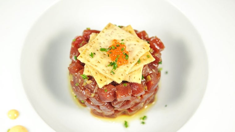 Tartar del restaurante Las Delicias de la localidad gaditana de Vejer de la Frontera
