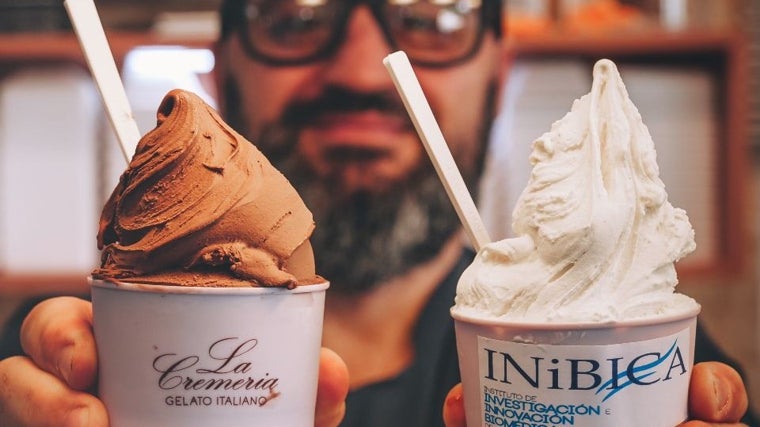 Dos propuestas de helados elaborados por La Cremeria Gelato, la mejor heladería del mundo