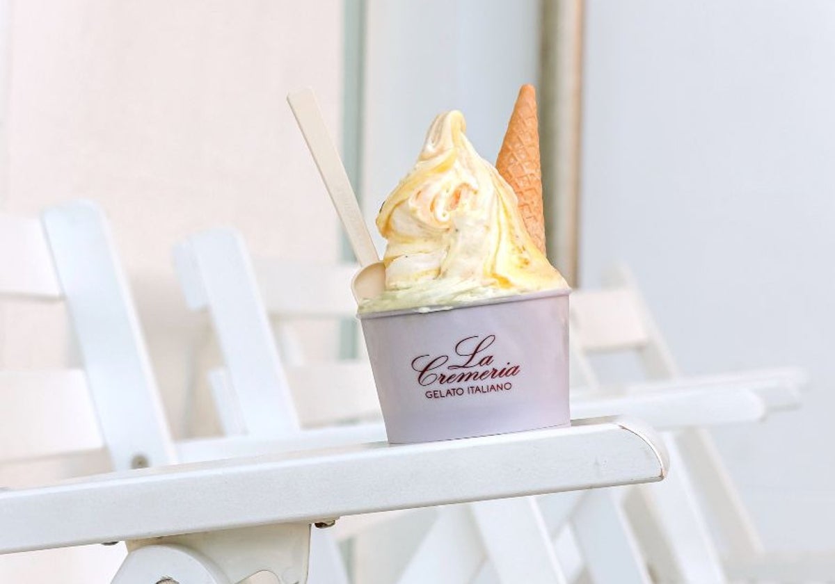 Helado de La Cremería Gelato Italiano de Cádiz, la mejor heladería del mundo