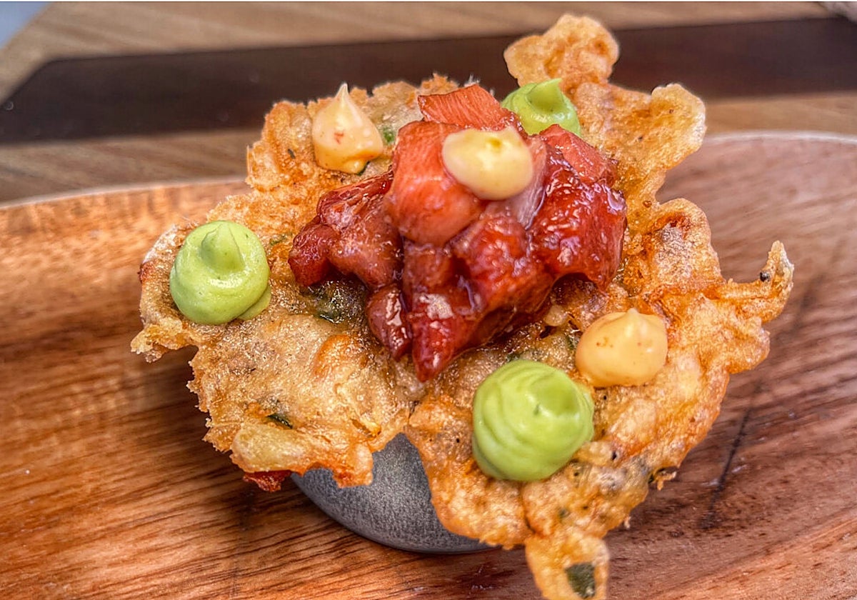 Una de las propuestas que podemos encontrar en el restaurante Suber de Alcalá de los Gazules (Cádiz)