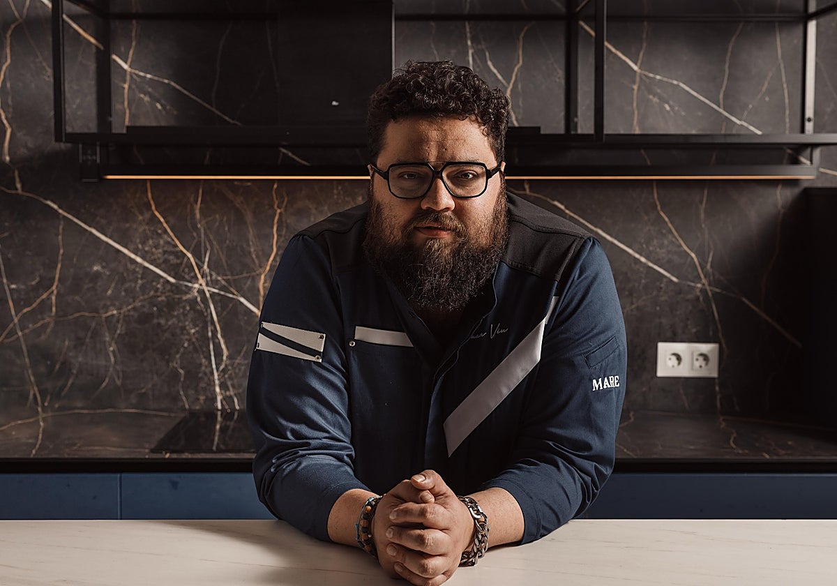 El chef Juan Viu del restaurante Mare en Cádiz