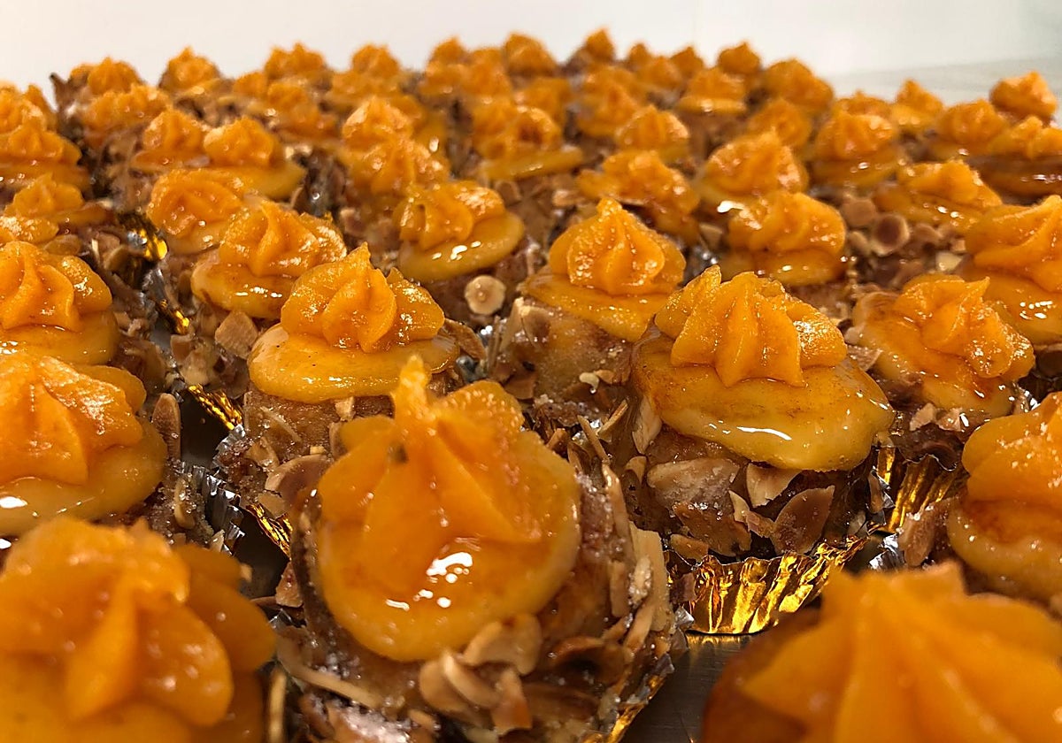 Mayetitos elaborados en la Pastelería Torremolinos de Rota (Cádiz)