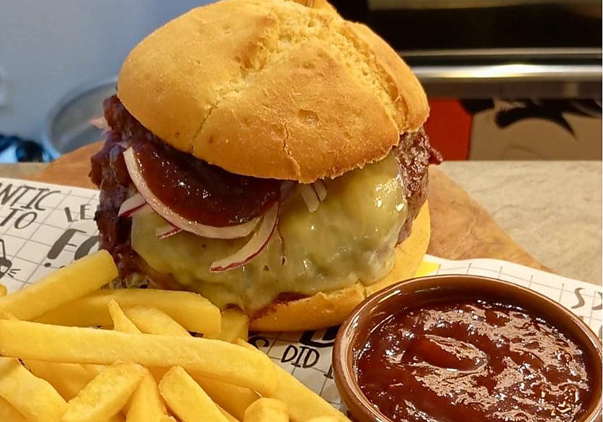 Hamburguesa de La niña Mala, en Cádiz