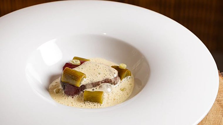 Pimientos verdes fritos y albacora (Mesón Sabor Andaluz)