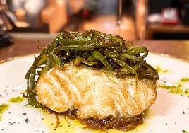 Taco de bacalao frito en On Egin (C&aacute;diz)