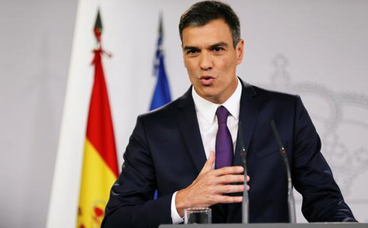 El presidente del Gobierno, Pedro Sánchez