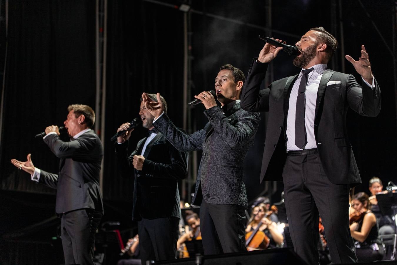 Actuación de Il Divo en el Concert Music Festival