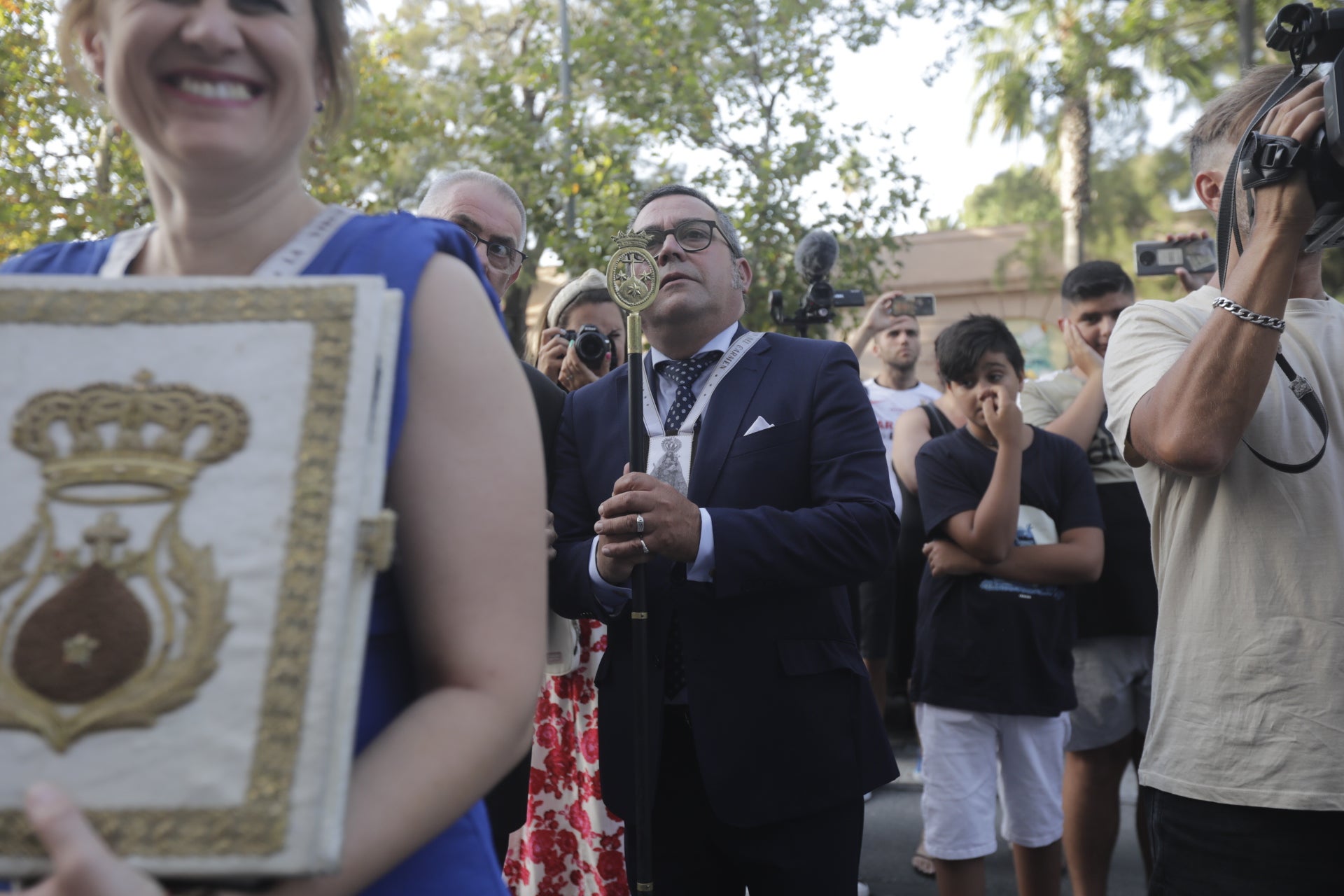 En imágenes: Así ha sido el reencuentro de la Virgen del Carmen con los gaditanos