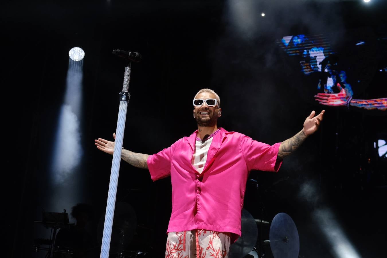 El huracán Maluma arrasa en el Concert Music de Chiclana