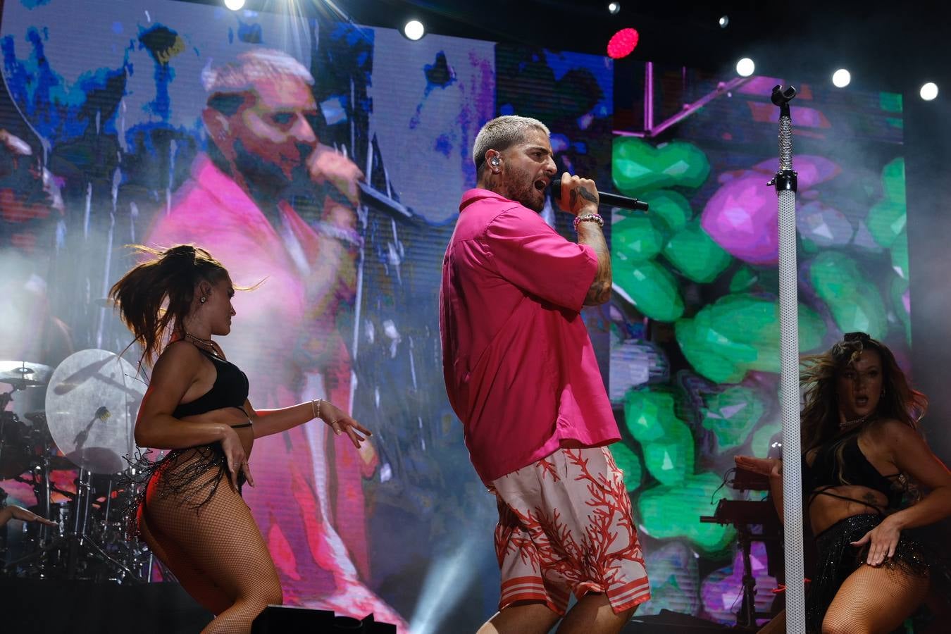 El huracán Maluma arrasa en el Concert Music de Chiclana