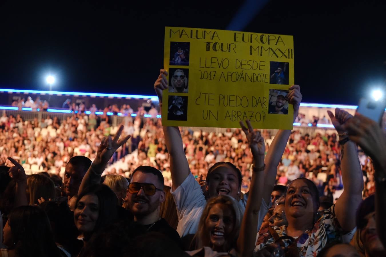 El huracán Maluma arrasa en el Concert Music de Chiclana