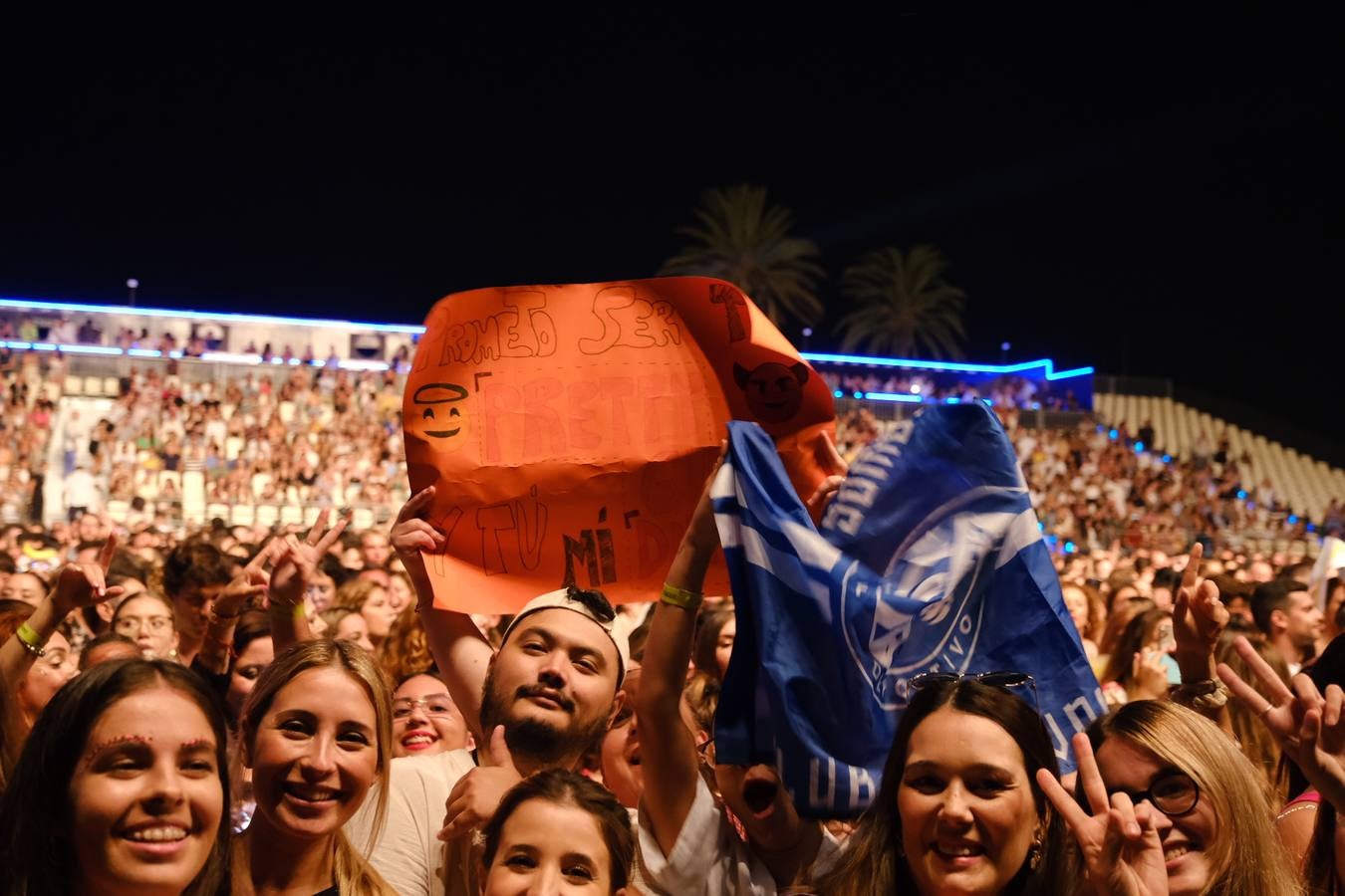 El huracán Maluma arrasa en el Concert Music de Chiclana