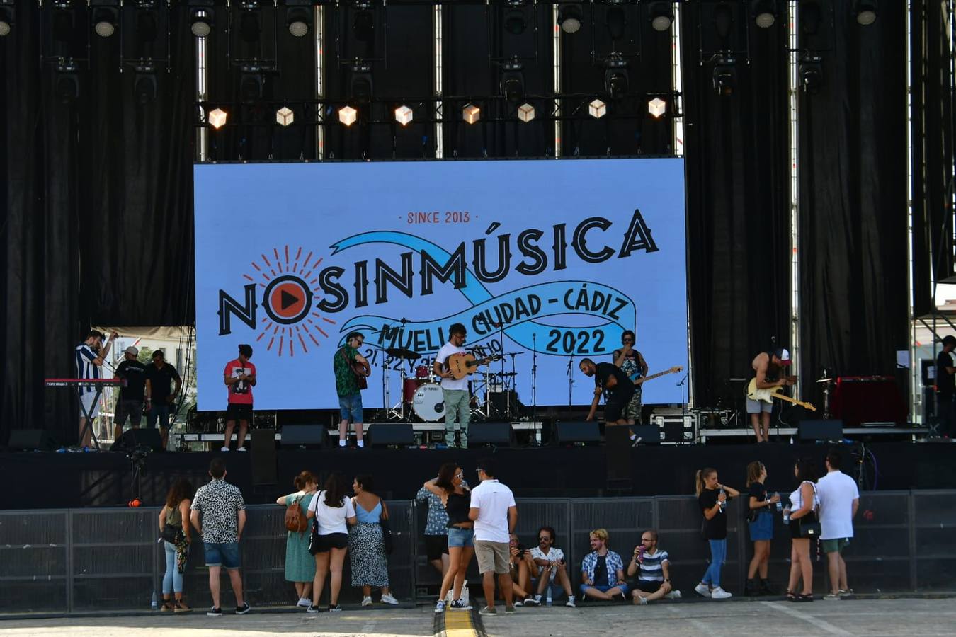 No sin música 2022, gran ambiente el fin de semana en Cádiz