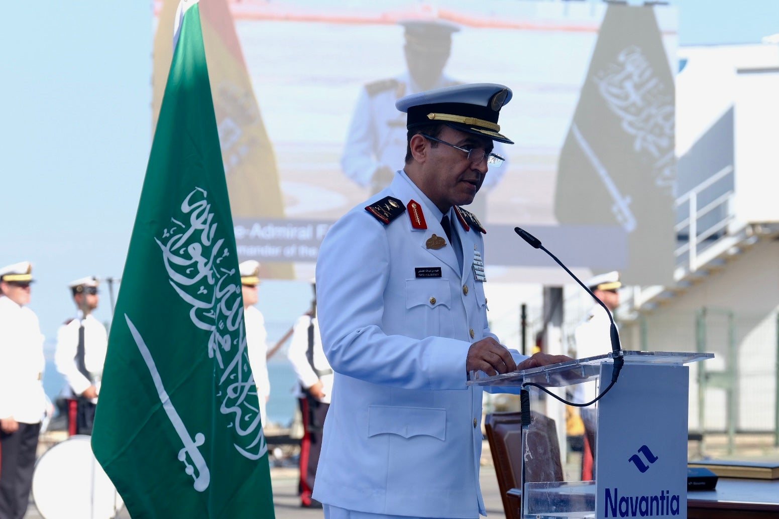 En imágenes: Navantia entrega a Arabia Saudí la segunda corbeta construida en Bahía de Cádiz