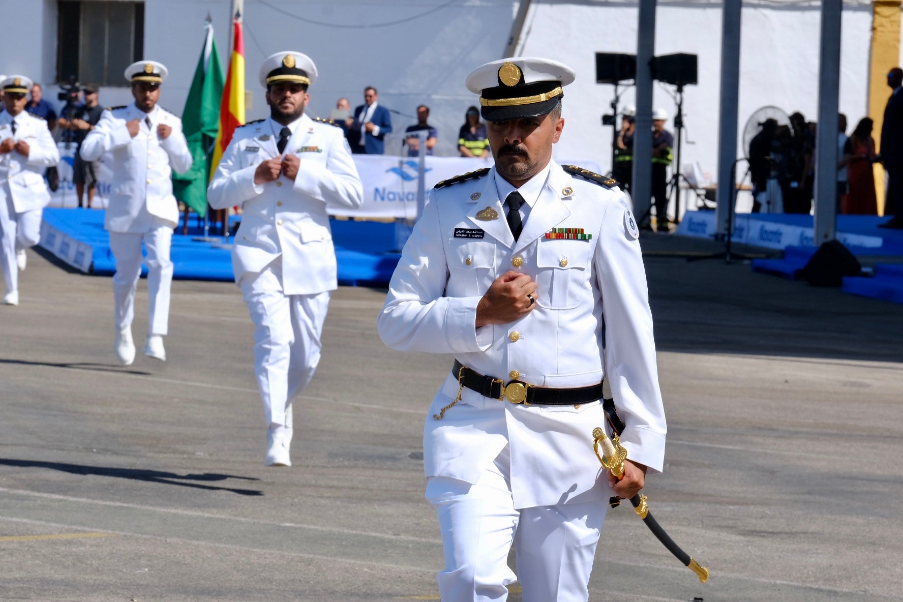 En imágenes: Navantia entrega a Arabia Saudí la segunda corbeta construida en Bahía de Cádiz